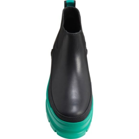 UGG® Australia Womens Leather Merina Platform Boots Black/Green NEW IN BOX - Picture 8 of 13